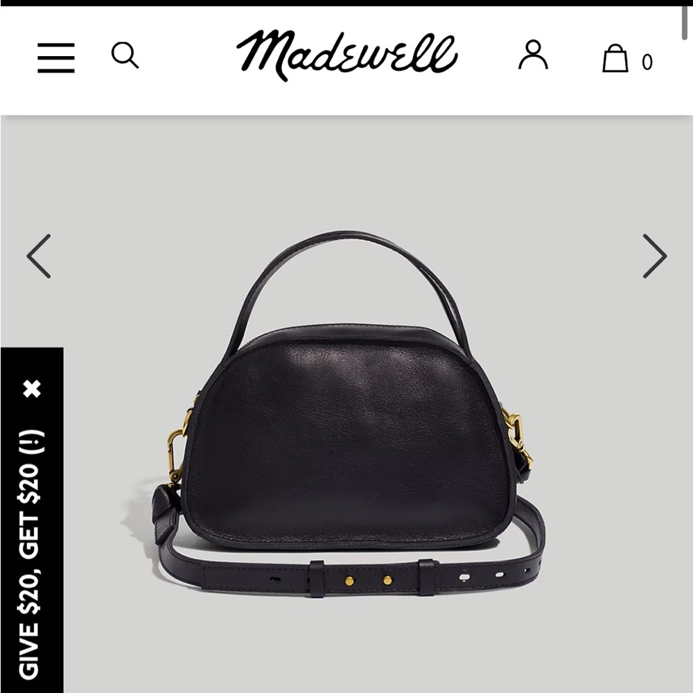 Madewell Sydney Zip-Top Crossbody Bag